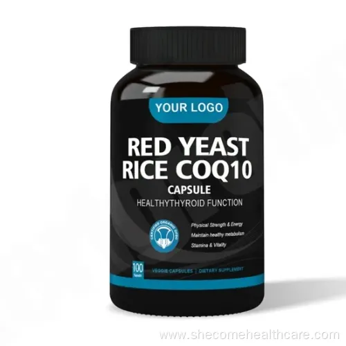 Coenzyme Q10 500mg with Red Yeast Rice Extract Capsules